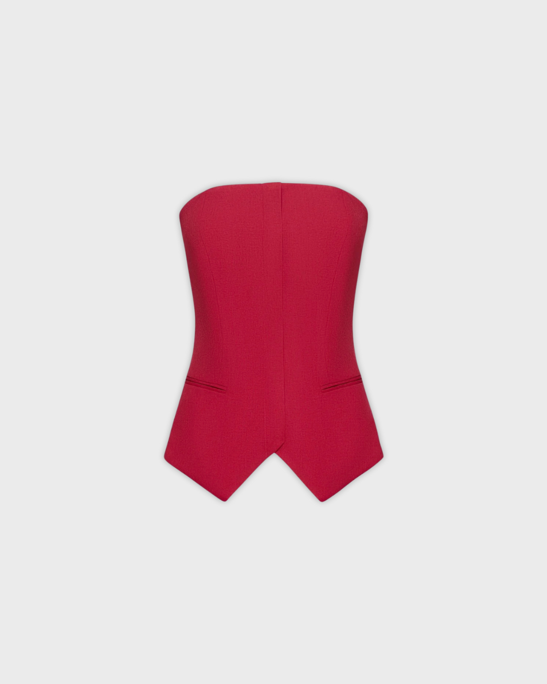 Red Corset with Boning