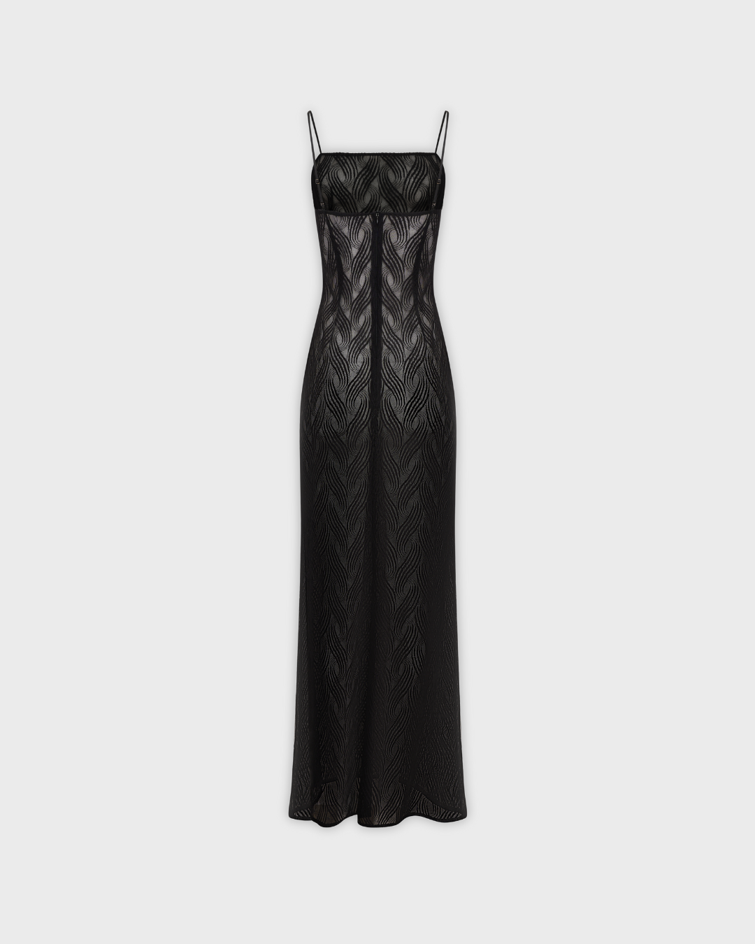 Lace Maxi Dress with Thin Straps