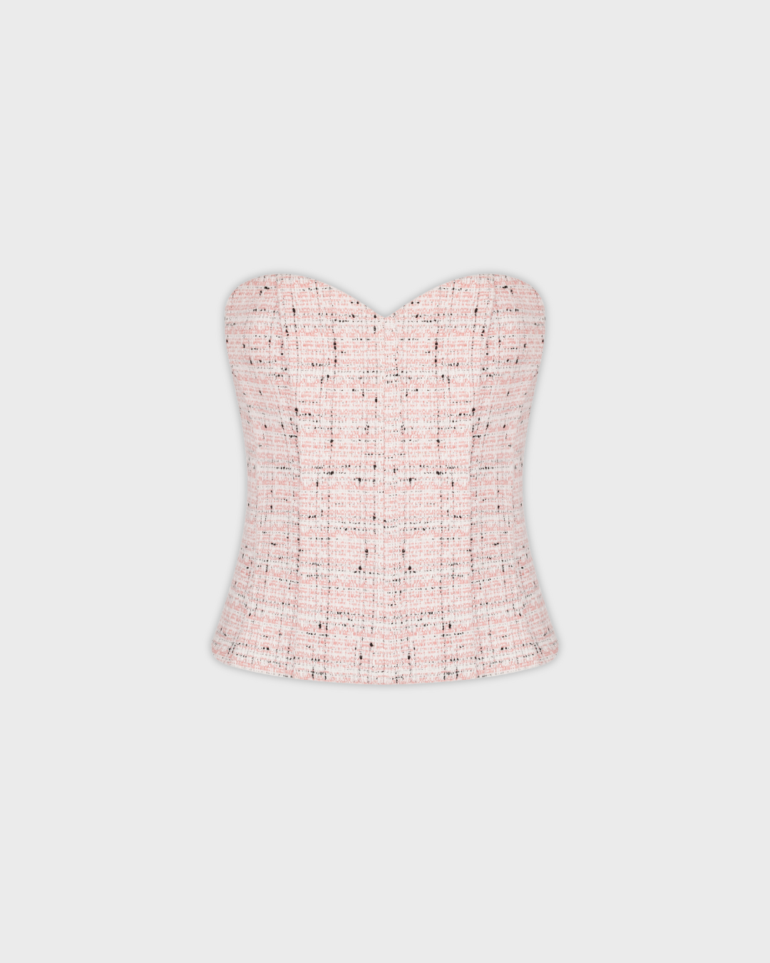 Cropped Tweed Corset