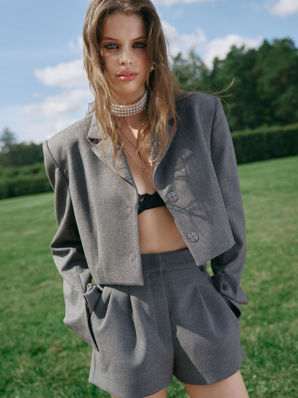 Cropped Blazer