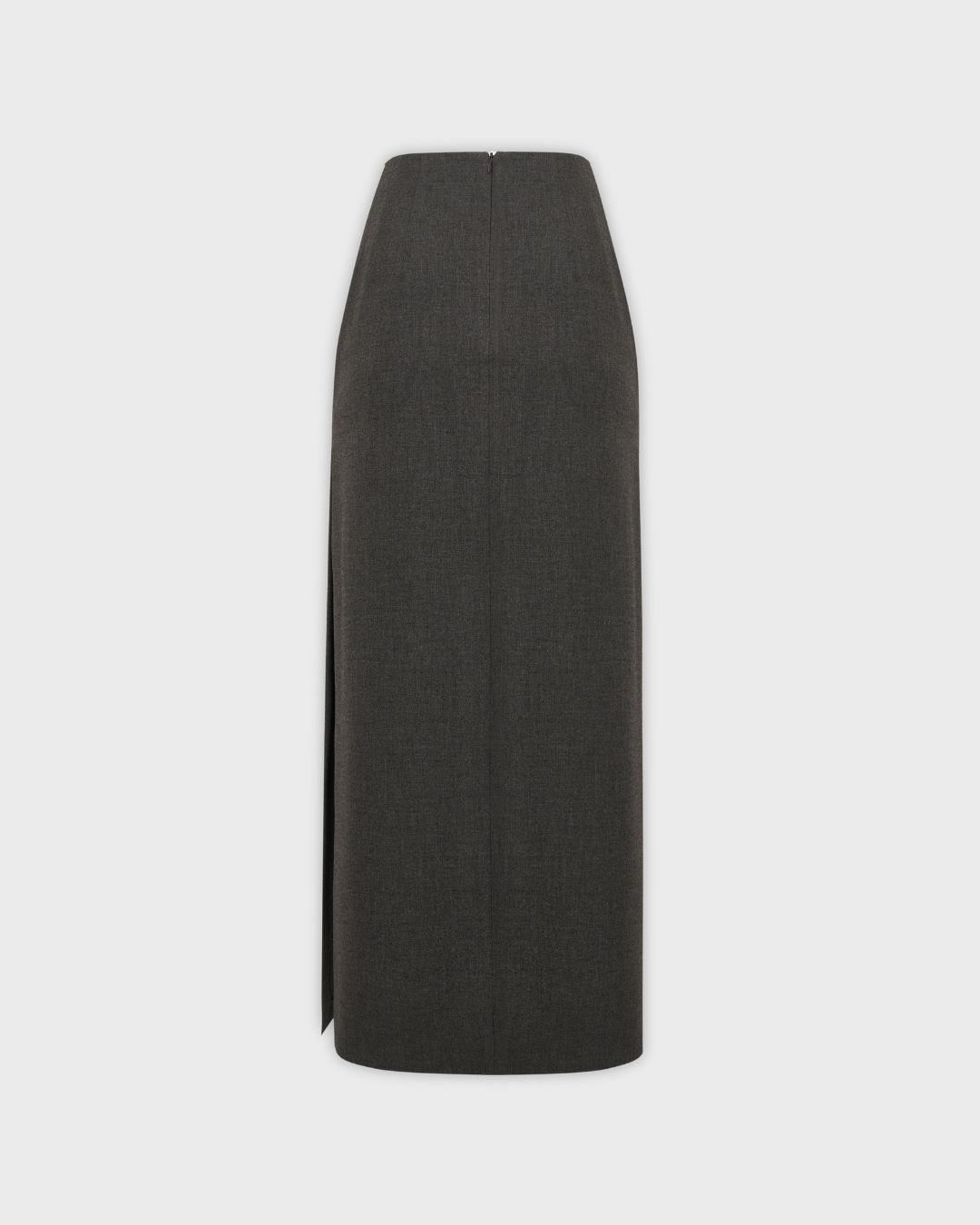 Graphite Maxi Skirt with Slit