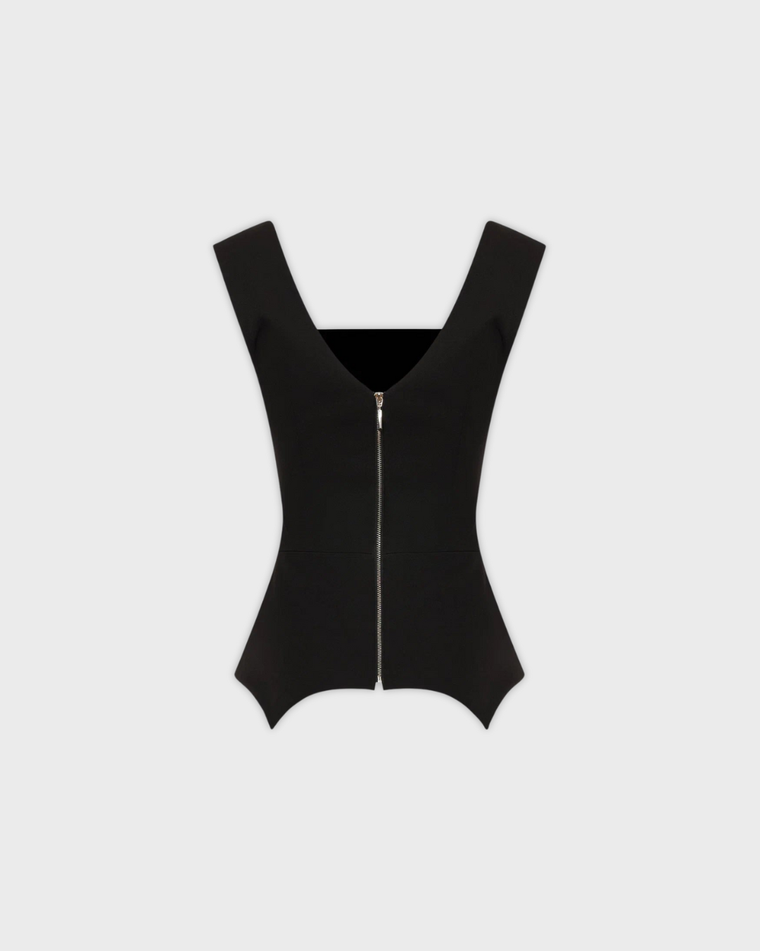 Black Corset with Peplum