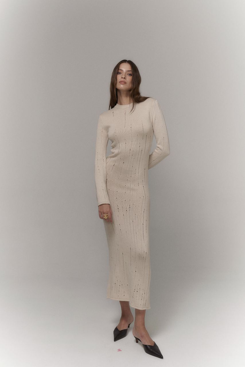 Textured Knit Dress